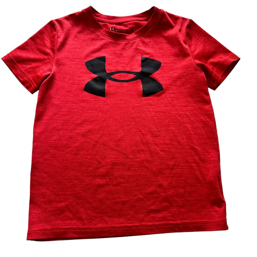 Under Armour Youth Boys Red Athletic T-Shirt - Size 6